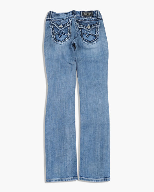 Vintage Straight Miss Me Jeans Damen XS