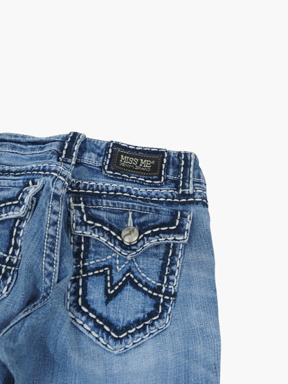 Vintage Straight Miss Me Jeans Damen XS