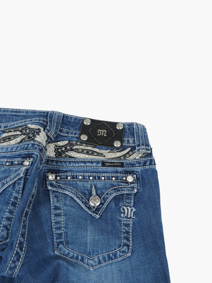 Vintage Bootcut Miss Me Jeans Damen S