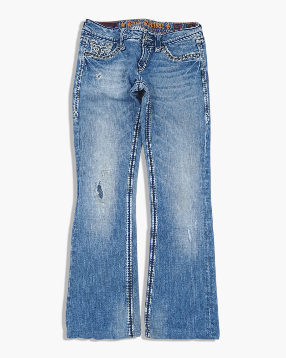 Vintage Straight Rock Revival Jeans Damen S