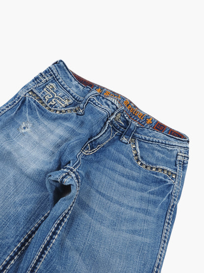 Vintage Straight Rock Revival Jeans Damen S