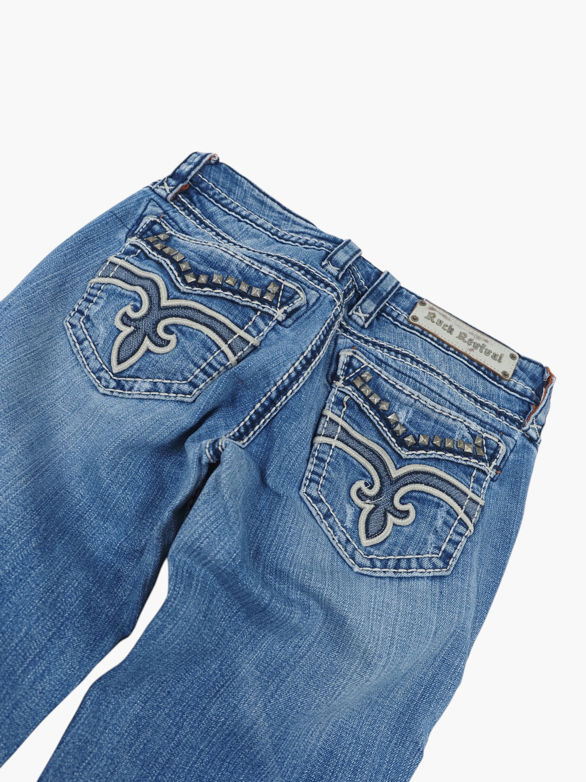Vintage Straight Rock Revival Jeans Damen S