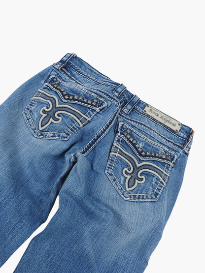 Vintage Straight Rock Revival Jeans Damen S