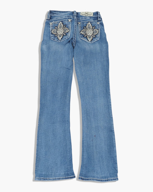 Vintage Bootcut Miss Me Jeans Damen XS