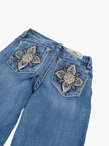Vintage Bootcut Miss Me Jeans Damen XS
