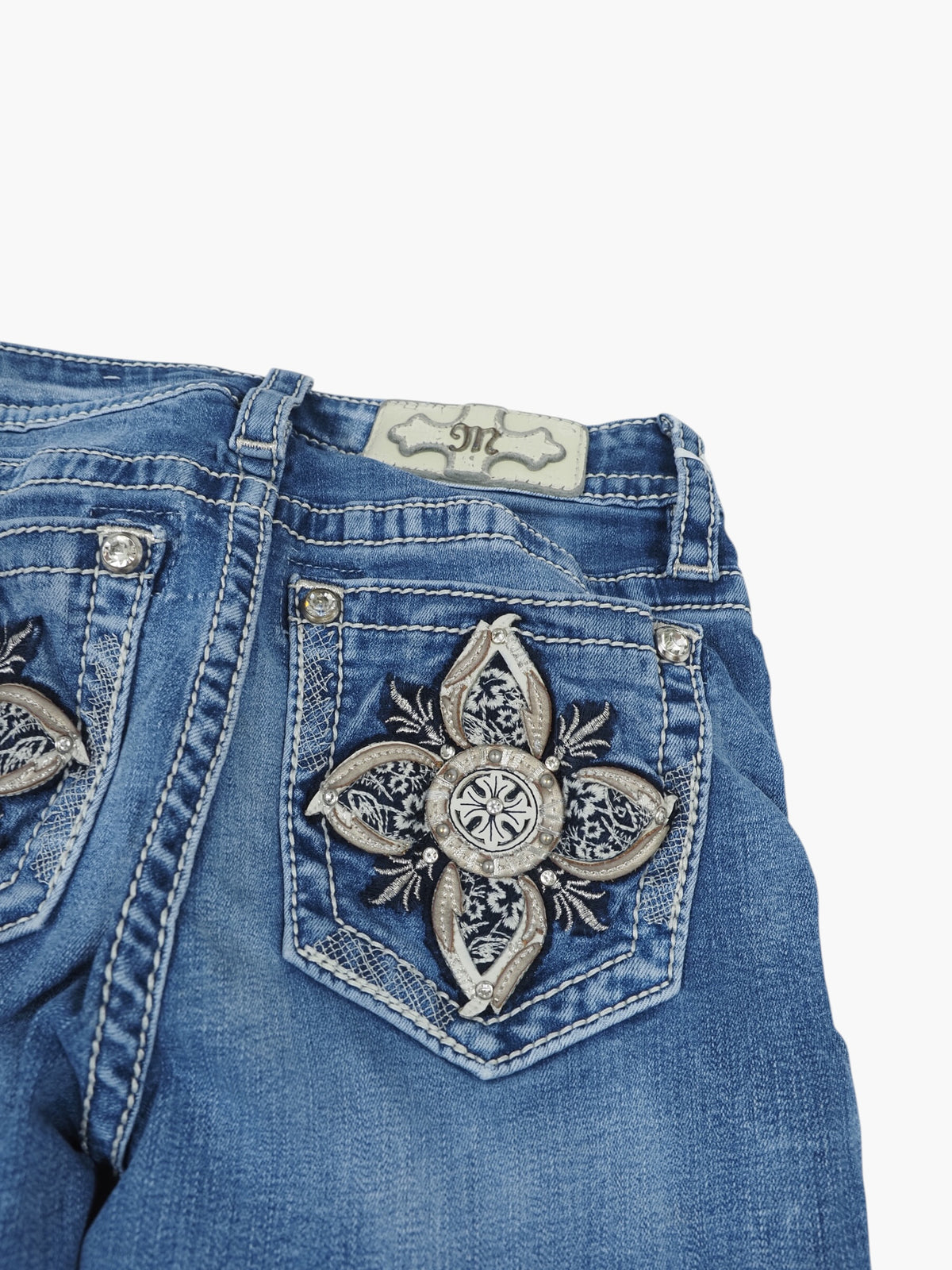 Vintage Bootcut Miss Me Jeans Damen XS