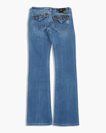 Vintage Straight Miss Me Jeans Damen S