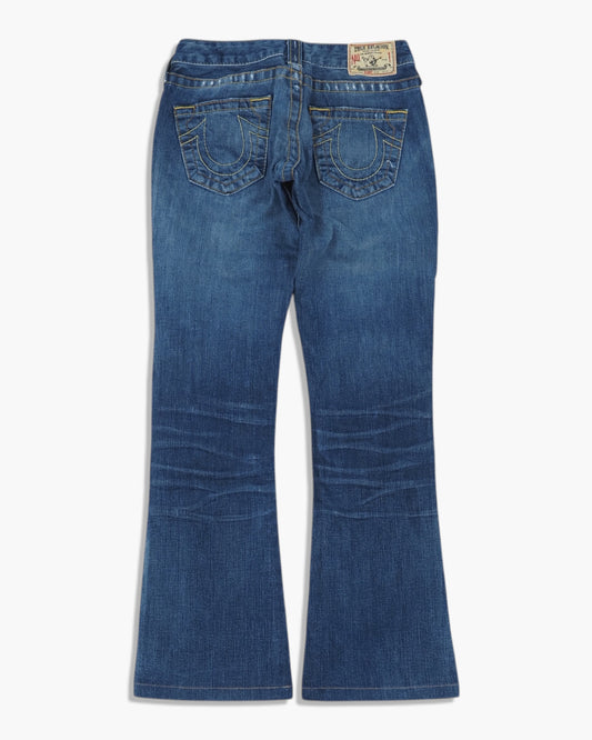 Vintage Flared True Religion Jeans Damen XS