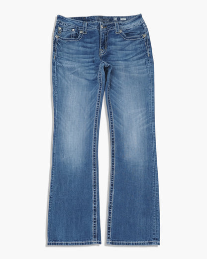 Vintage Bootcut Miss Me Jeans Damen L