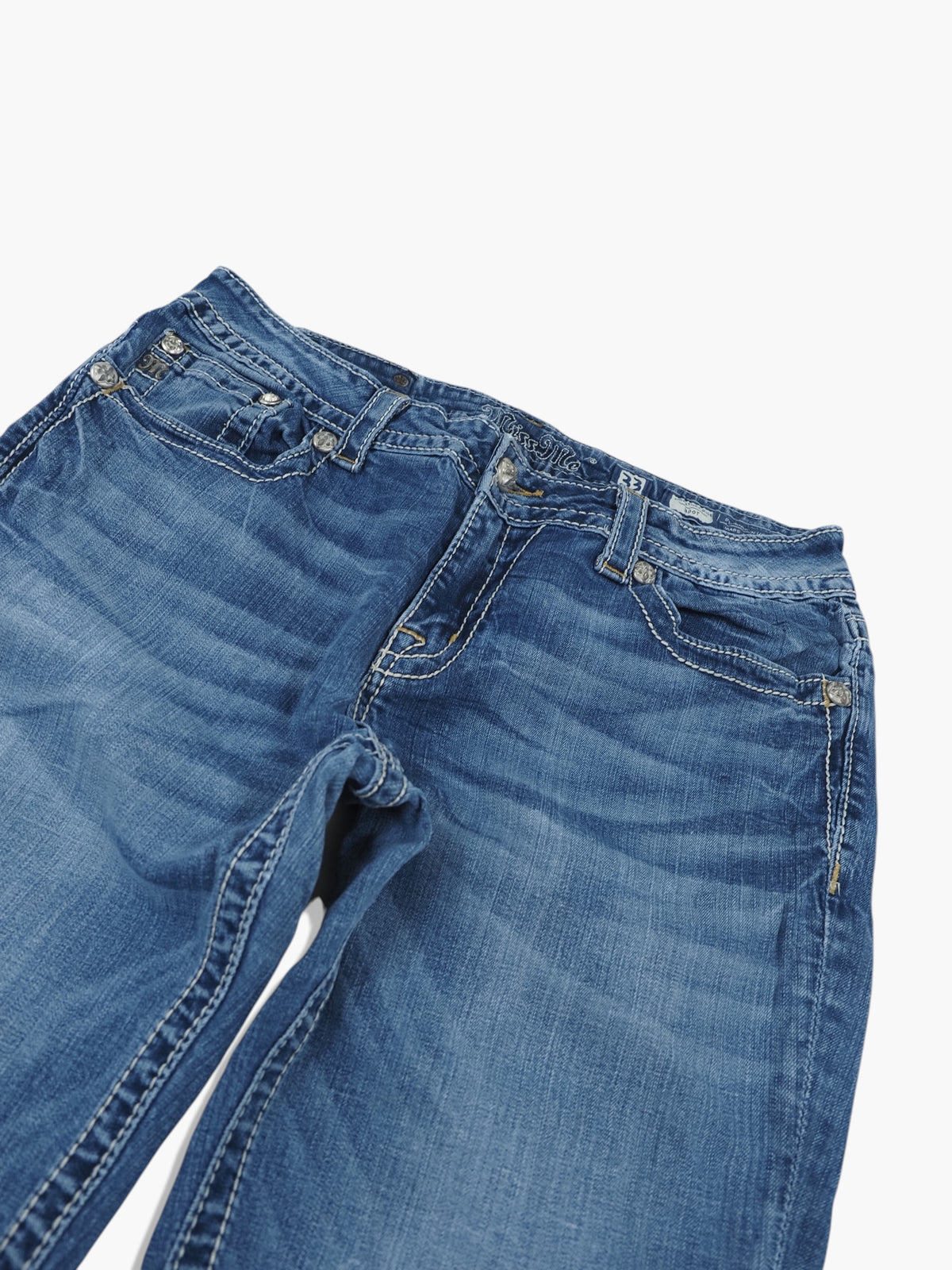 Vintage Bootcut Miss Me Jeans Damen L
