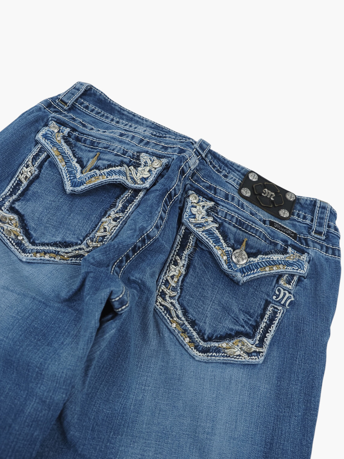 Vintage Bootcut Miss Me Jeans Damen L