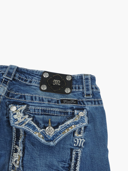 Vintage Bootcut Miss Me Jeans Damen L
