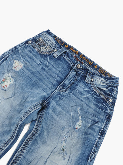 Vintage Bootcut Rock Revival Jeans Damen M