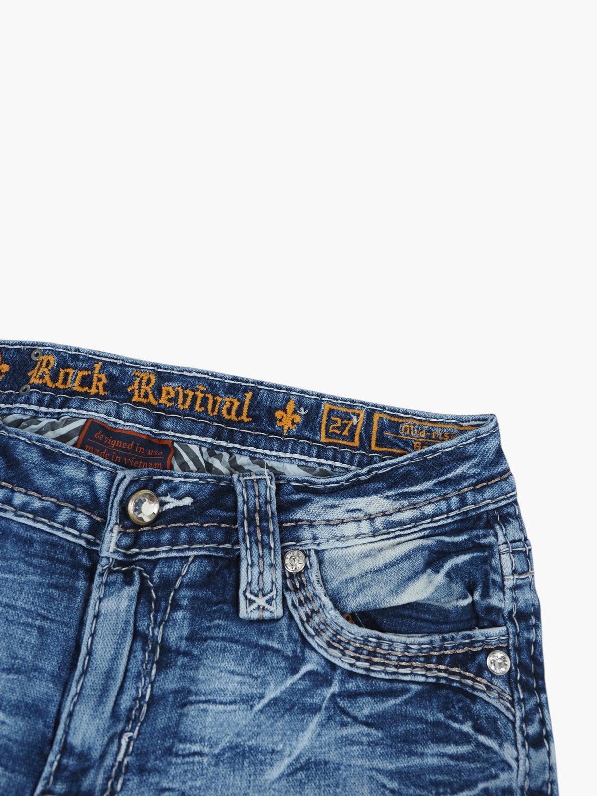 Vintage Bootcut Rock Revival Jeans Damen M
