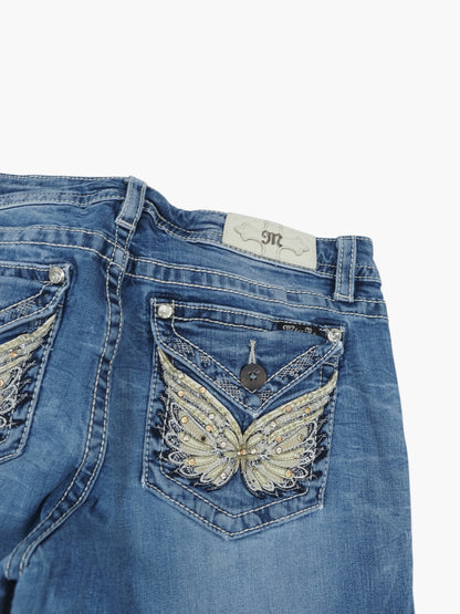 Vintage Bootcut Miss Me Jeans Damen M