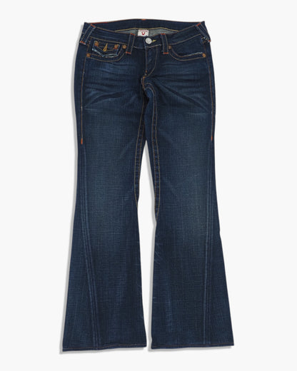 Vintage Flared True Religion Jeans Damen M