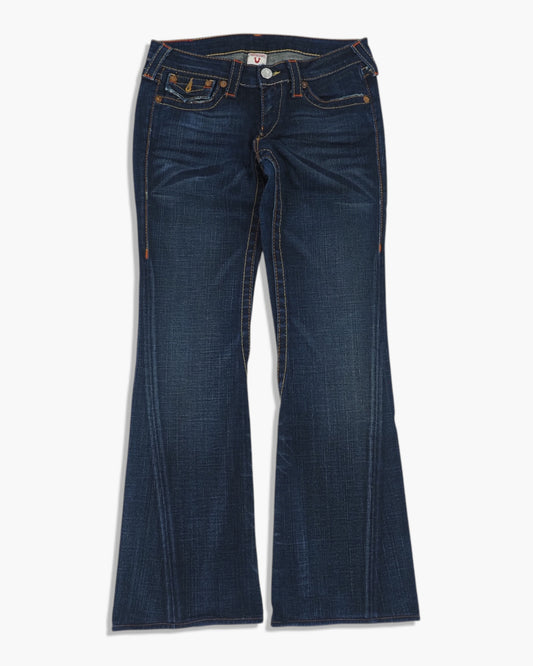 Vintage Flared True Religion Jeans Damen M