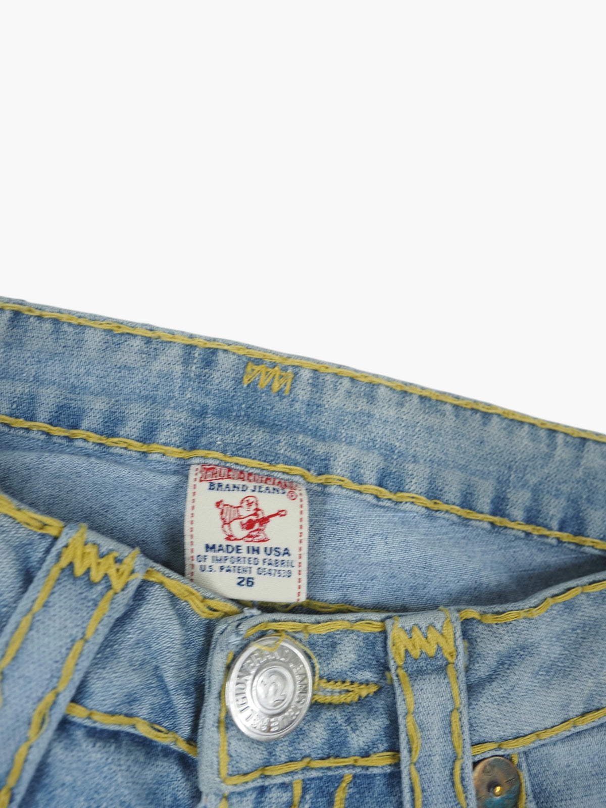 Vintage Straight True Religion Jeans Damen XS