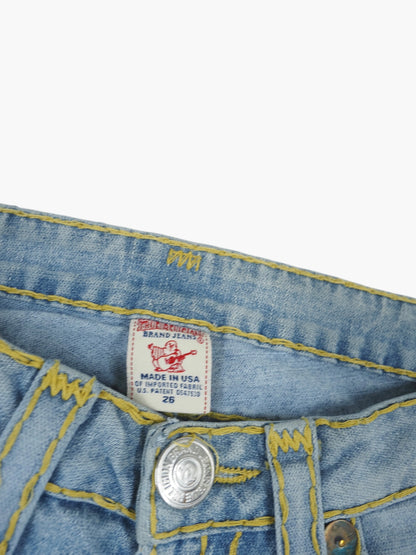 Vintage Straight True Religion Jeans Damen XS