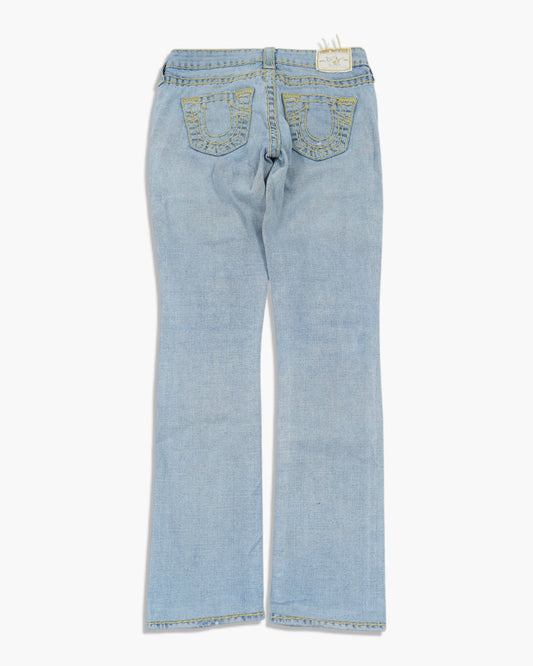 Vintage Straight True Religion Jeans Damen XS