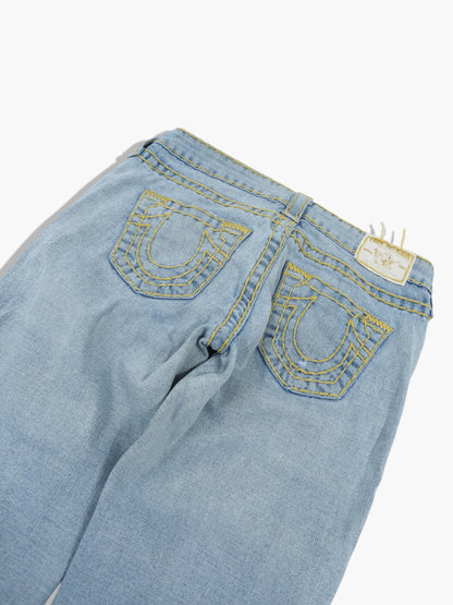 Vintage Straight True Religion Jeans Damen XS