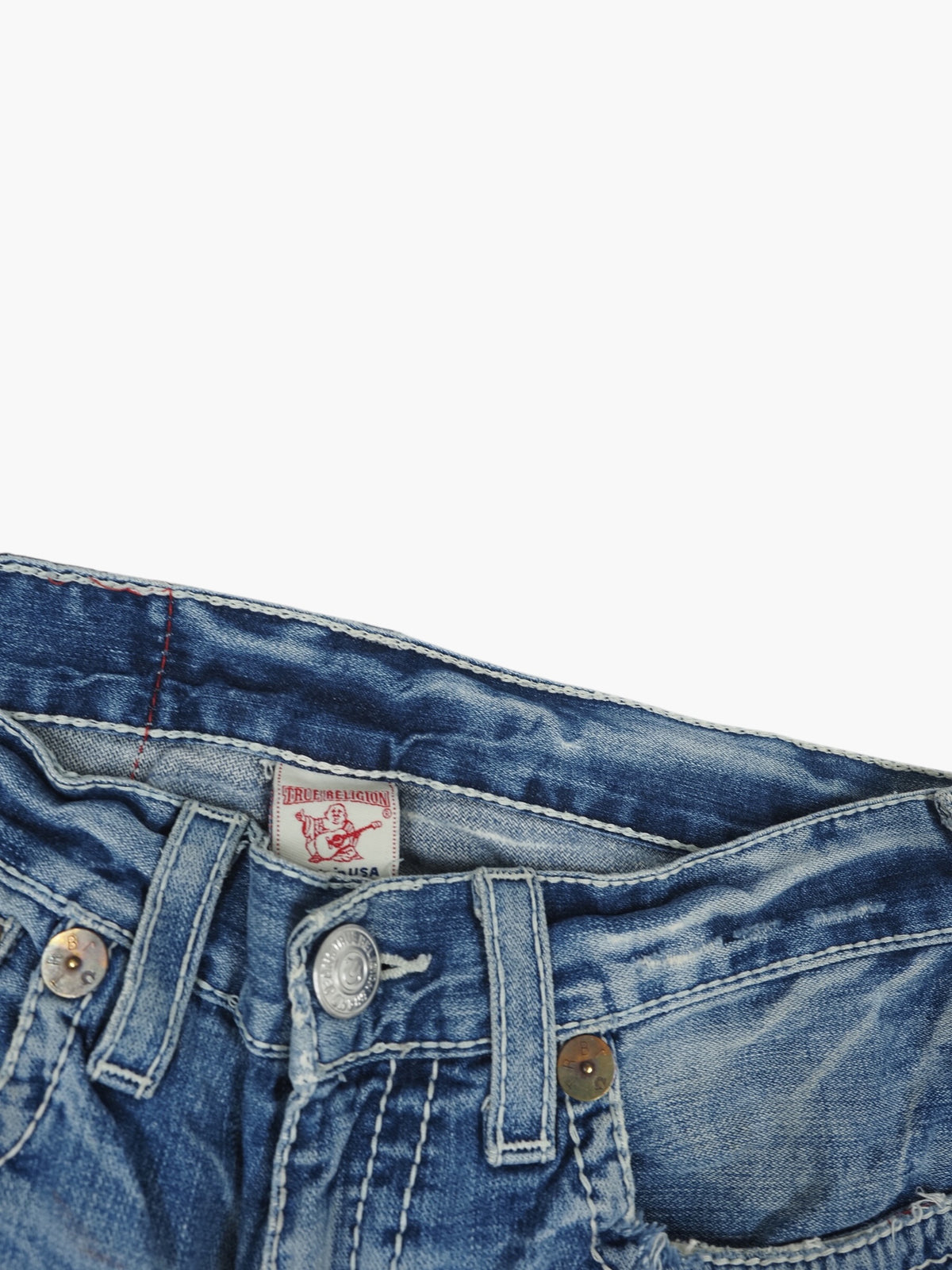 Vintage Straight True Religion Jeans Damen L