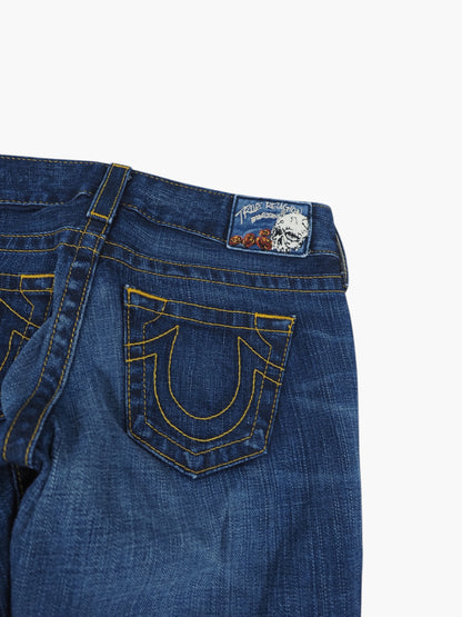 Vintage Flared True Religion Jeans Damen M