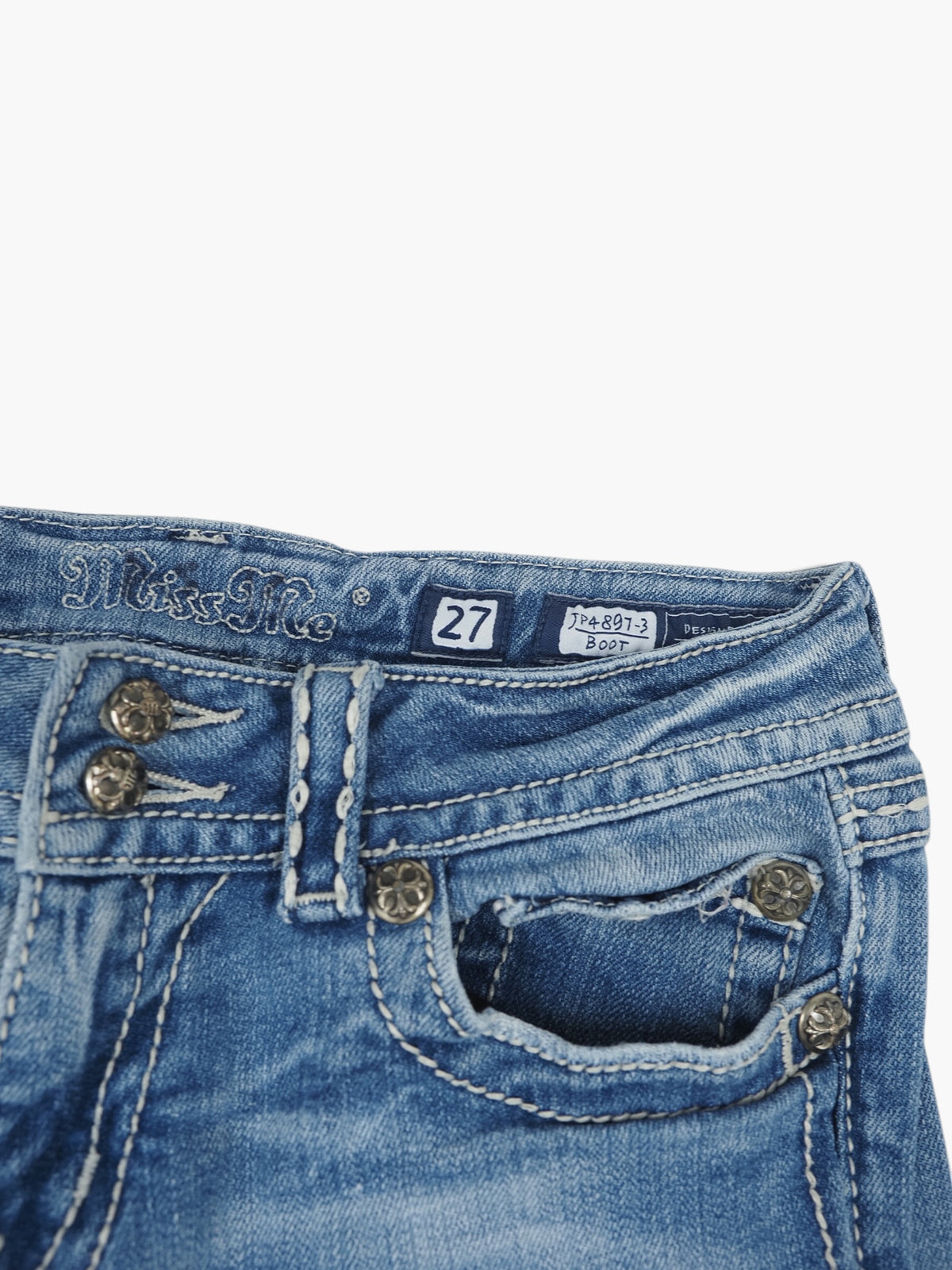 Vintage Bootcut Miss Me Jeans Damen S