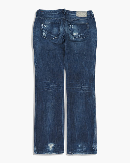 Vintage Straight Diesel Jeans Damen L