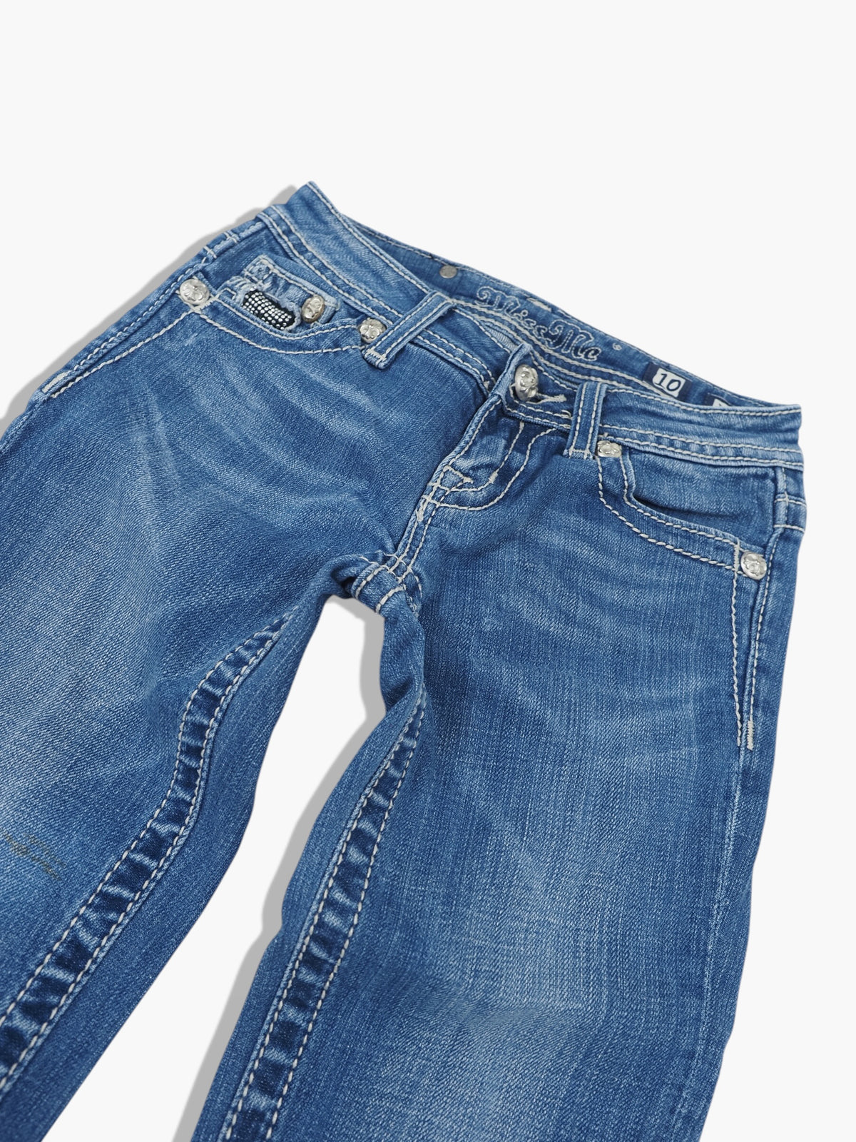 Vintage Flared Miss Me Jeans Damen XS