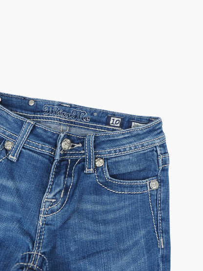 Vintage Flared Miss Me Jeans Damen XS