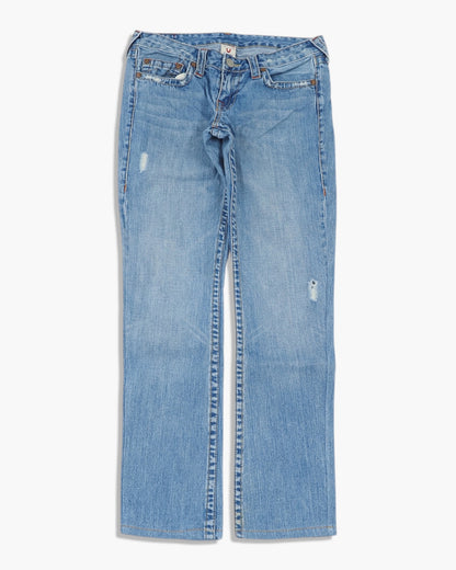 Vintage Straight True Religion Jeans Damen M