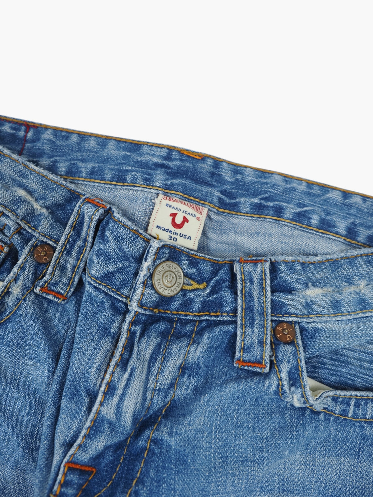 Vintage Straight True Religion Jeans Damen M