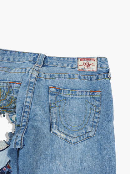 Vintage Straight True Religion Jeans Damen M