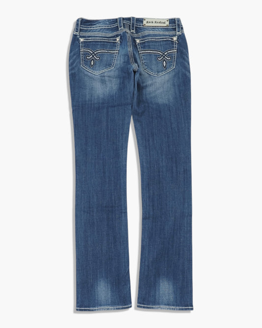 Vintage Straight Rock Revival Jeans Damen M