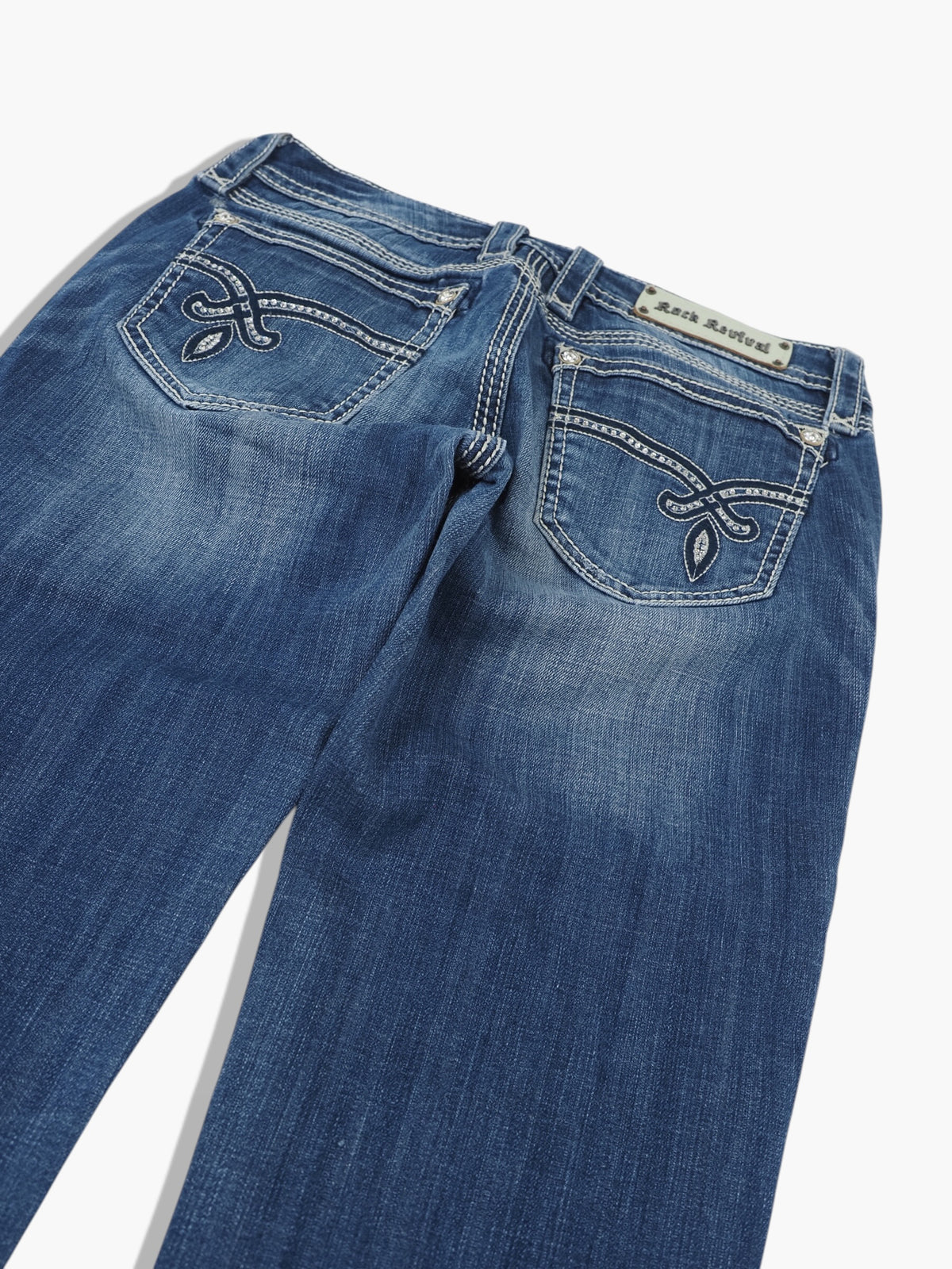 Vintage Straight Rock Revival Jeans Damen M