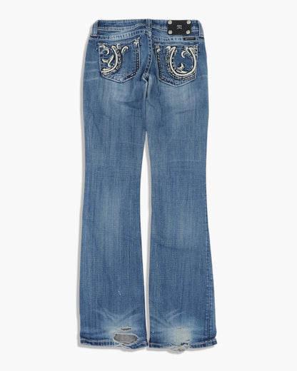 Vintage Bootcut Miss Me Jeans Damen M