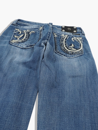 Vintage Bootcut Miss Me Jeans Damen M