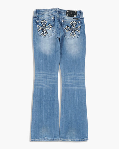 Vintage Bootcut Miss Me Jeans Damen S
