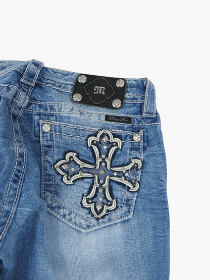 Vintage Bootcut Miss Me Jeans Damen S