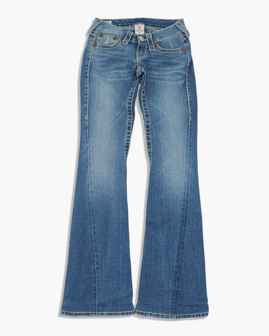 Vintage Flared True Religion Jeans Damen XS