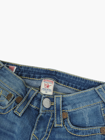 Vintage Flared True Religion Jeans Damen XS
