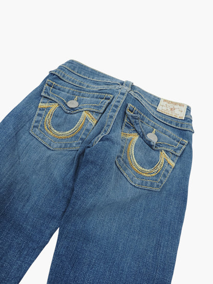 Vintage Flared True Religion Jeans Damen XS