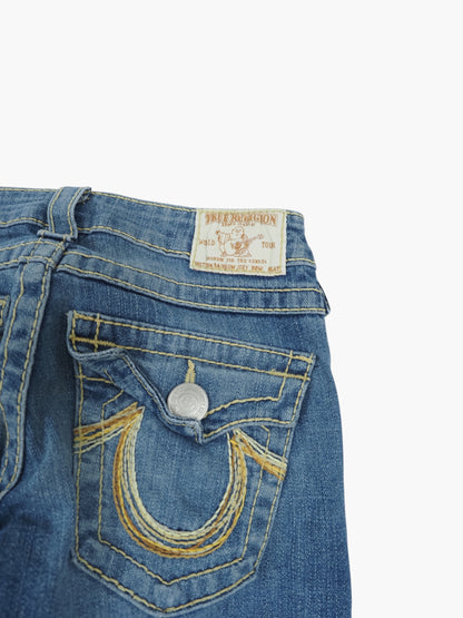 Vintage Flared True Religion Jeans Damen XS