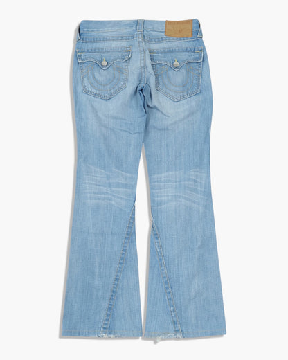 Vintage Flared True Religion Jeans Damen L