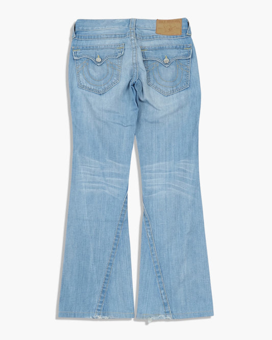 Vintage Flared True Religion Jeans Damen L
