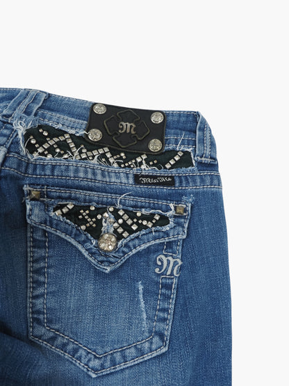 Vintage Bootcut Miss Me Jeans Damen M