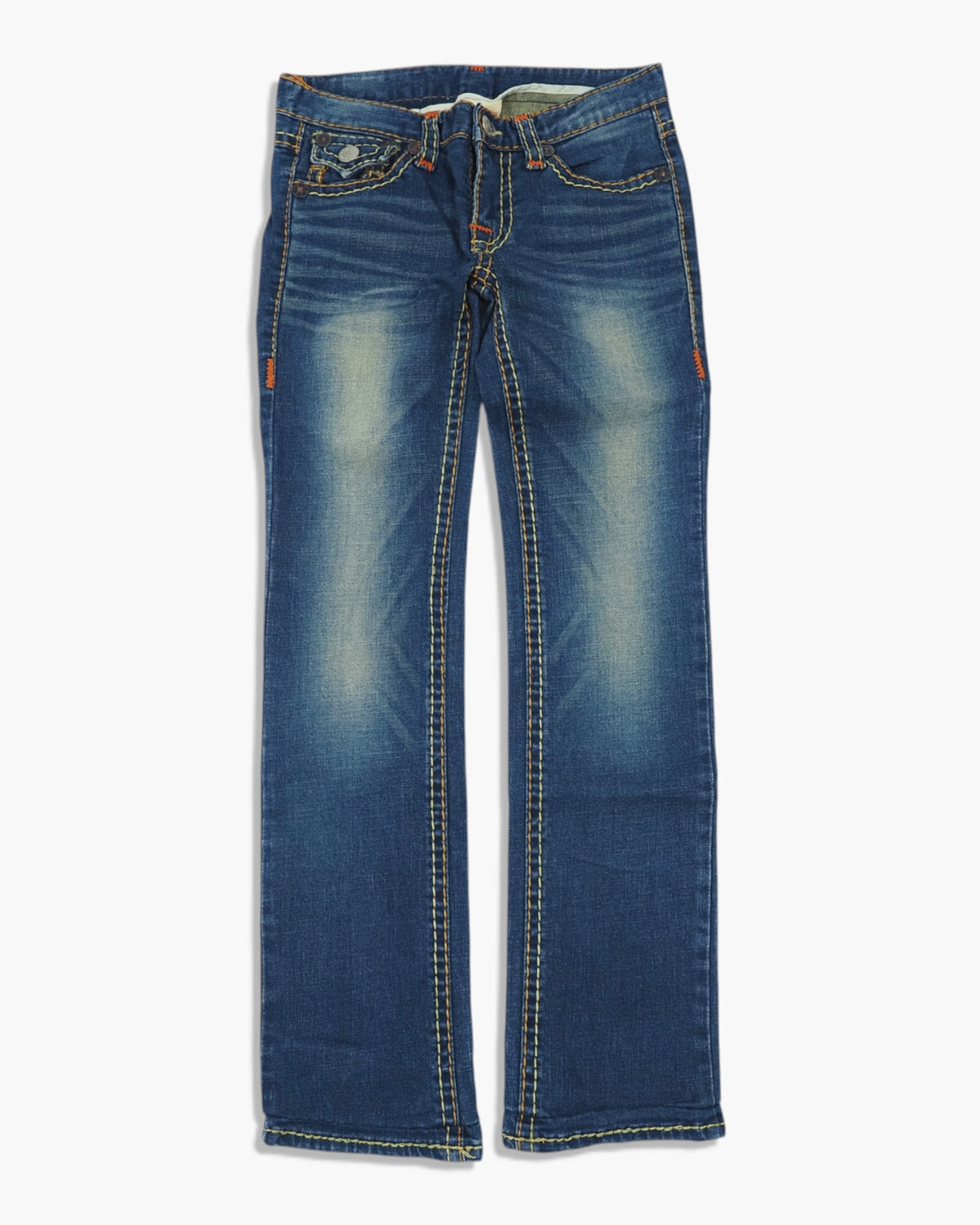 Vintage Straight True Religion Jeans Damen Xs