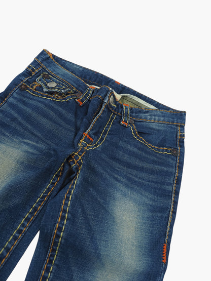 Vintage Straight True Religion Jeans Damen Xs