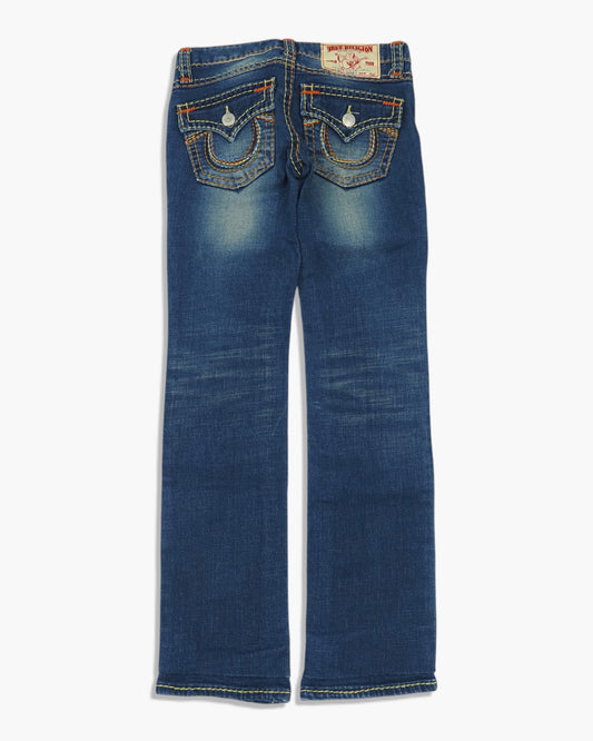 Vintage Straight True Religion Jeans Damen Xs
